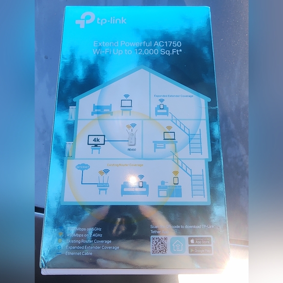 TP-Link AC1750 Wi-Fi Range Extender - Picture 2 of 5
